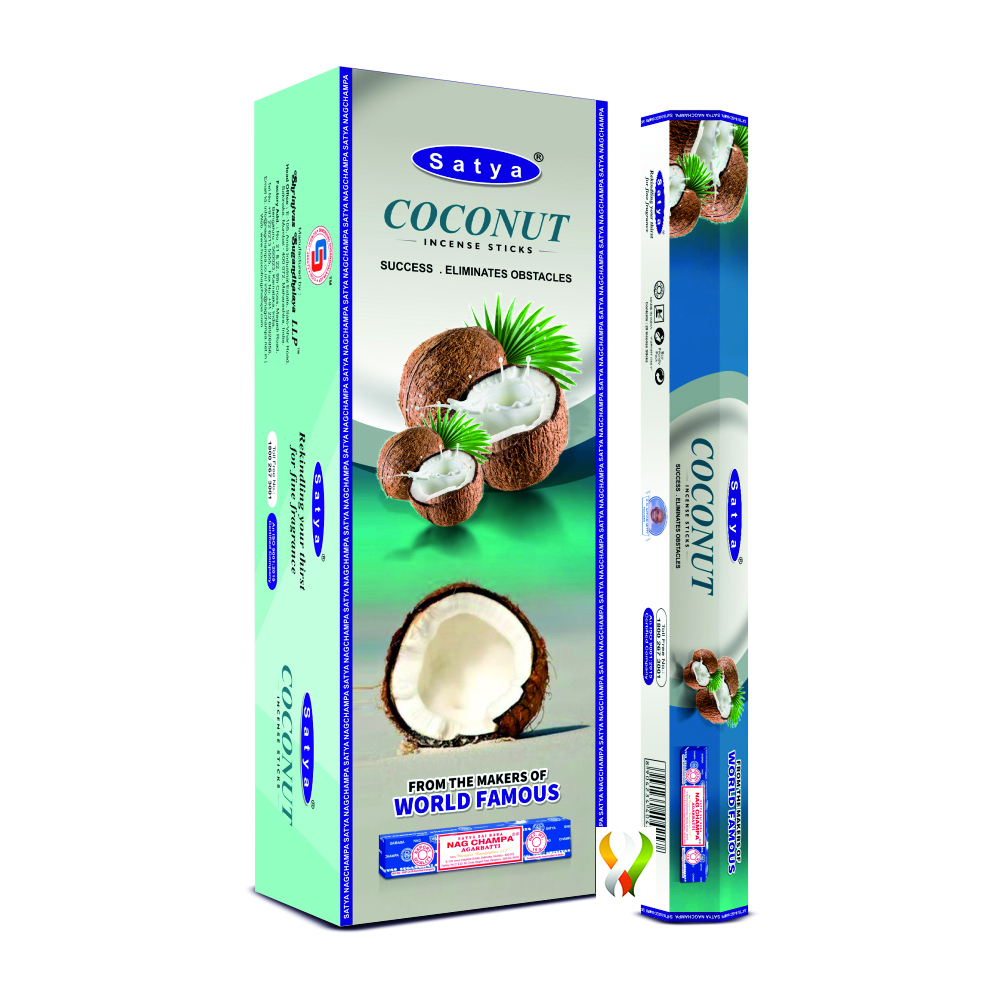 Satya Coconut Hexa - 120 Sticks Satya Coconut Hexa - 120 Sticks