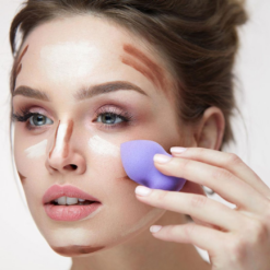 Alternative view of Latex-Free Makeup Blending Sponge - Purple