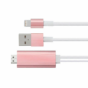 Aquarius Full HD Support HDMI Connector Cable for Phone/Pad Rose Gold Aquarius Full HD Support HDMI Connector Cable for Phone/Pad Rose Gold - Image 7