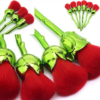 Beauty and the Beast-Inspired Rose Makeup Brushes with Glossy Handles Beauty and the Beast-Inspired Rose Makeup Brushes with Glossy Handles - Image 3