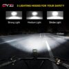 Dyzi Bike Lights - USB Rechargeable Ultra Bright Front & Back Bike Light Sets - 4 Light Modes With Daylight Sensor - Easy to Fit and Mount LED Bicycle Lights Dyzi Bike Lights - USB Rechargeable Ultra Bright Front & Back Bike Light Sets - 4 Light Modes With Daylight Sensor - Easy to Fit and Mount LED Bicycle Lights - Image 5