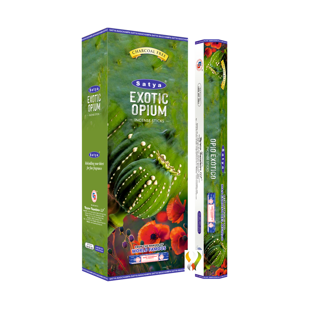 Satya Exotic Opium Hexa - 120 Sticks Satya Exotic Opium Hexa - 120 Sticks