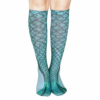 Mermaid Tail Print Women Girl Knee High Boot Socks - Image 5