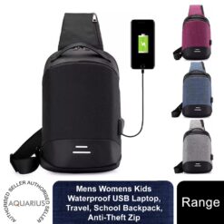 Men’s Women’s Kids’ Waterproof Anti - Theft USB Laptop Travel Backpack