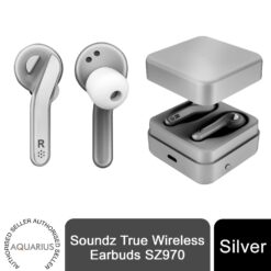 Soundz True Wireless Earbuds SZ970 Silver – High-Quality Bluetooth Earbuds