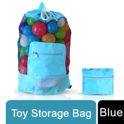 Doodle 2-in-1 Toy Storage Bag & Play Mat - Blue