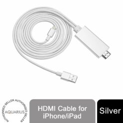 Full HD Support HDMI Connector Cable for Phone/Pad Silver