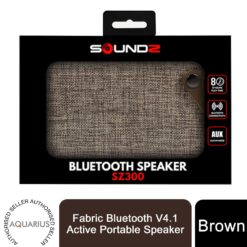 Fabric Bluetooth V4.1 Portable Speaker - SZ300 - Brown