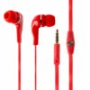 Sounds XS20 Music on the Move Earbuds with Slim Microphone with Mic, Red - Image 3