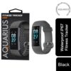 Aquarius IP67 Waterproof Bluetooth Fitness Tracker with Heart Rate Monitor and Step Counter - Black