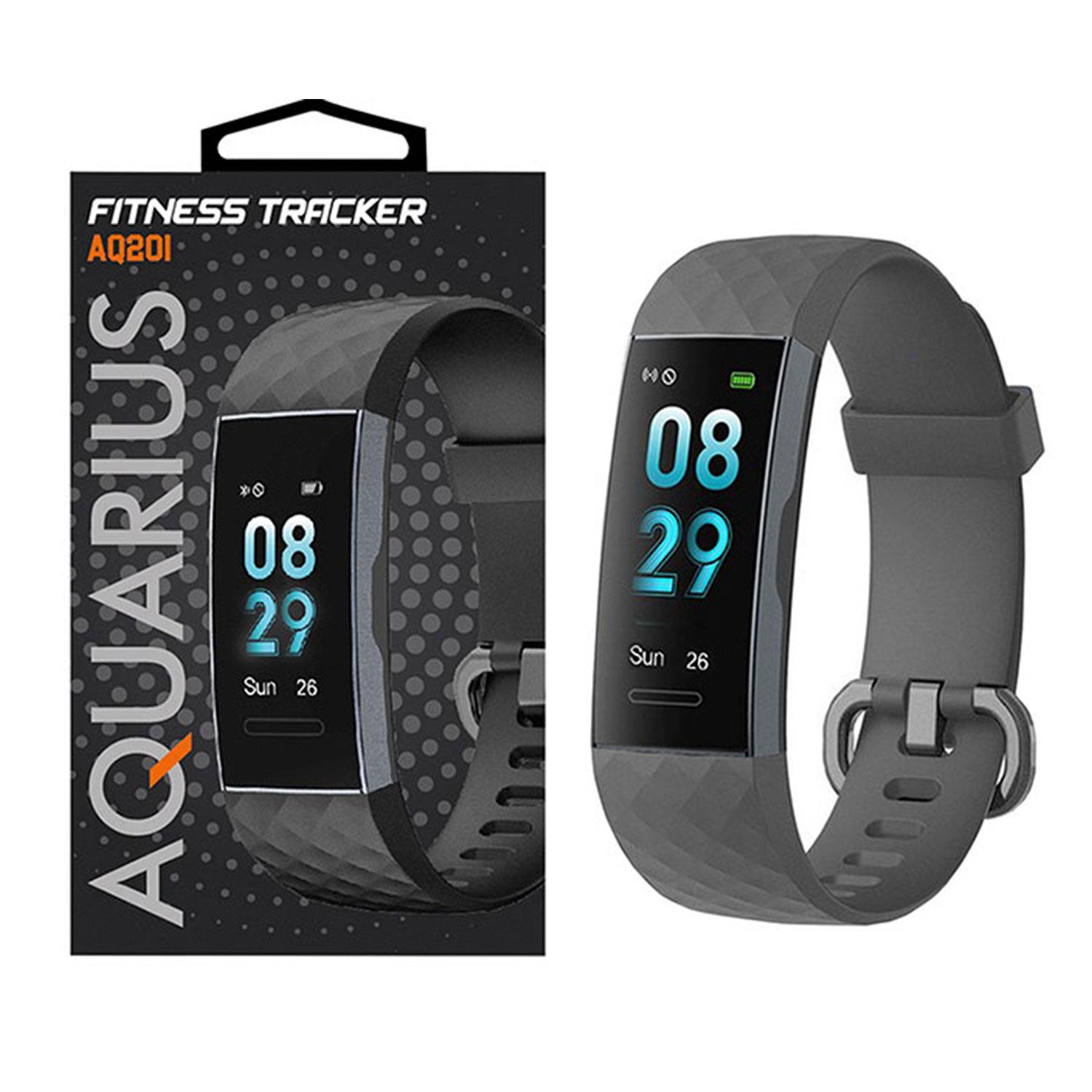 Aquarius IP67 Waterproof Bluetooth Fitness Tracker with Heart Rate Monitor and Step Counter - Black Aquarius IP67 Waterproof Bluetooth Fitness Tracker with Heart Rate Monitor and Step Counter - Black - Image 2