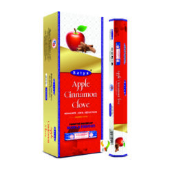 Satya Apple Cinnamon Clove Hexa - 120 Sticks