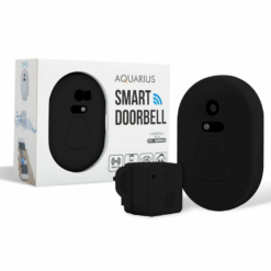 Alternative view of Wi - Fi Wi-Fi Smart Video Doorbell - Black