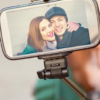 Aquarius Selfie Stick with Video Function - Gold - Image 7