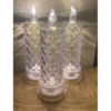 Clear LED Candle with Reflection ? Set of 3 Clear LED Candle with Reflection ? Set of 3 - Image 2