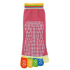 Non Slip Skid Pilates Yoga Socks Anti-Slip Full Toe with Grips Cotton[Pink] - Image 4