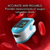 Aquarius Blue Finger Pulse Oximeter Version 2 - Oxygen Saturation Monitor with SpO2 Readings & Heart Rate Monitor, FDA Approved - Image 6