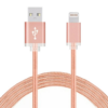 FX Powabud Nylon Braided USB Data Cable for Phone[Rose Gold] - Image 2