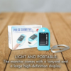 Aquarius Blue Finger Pulse Oximeter Version 2 - Oxygen Saturation Monitor with SpO2 Readings & Heart Rate Monitor, FDA Approved - Image 2