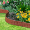 Flexible Faux Rattan Garden Fence  Pack of 4