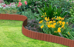 Flexible Faux Rattan Garden Fence  Pack of 4