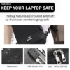 Mens Womens Kids Waterproof USB Laptop, Travel, School Backpack, Anti-Theft Zip - Image 4