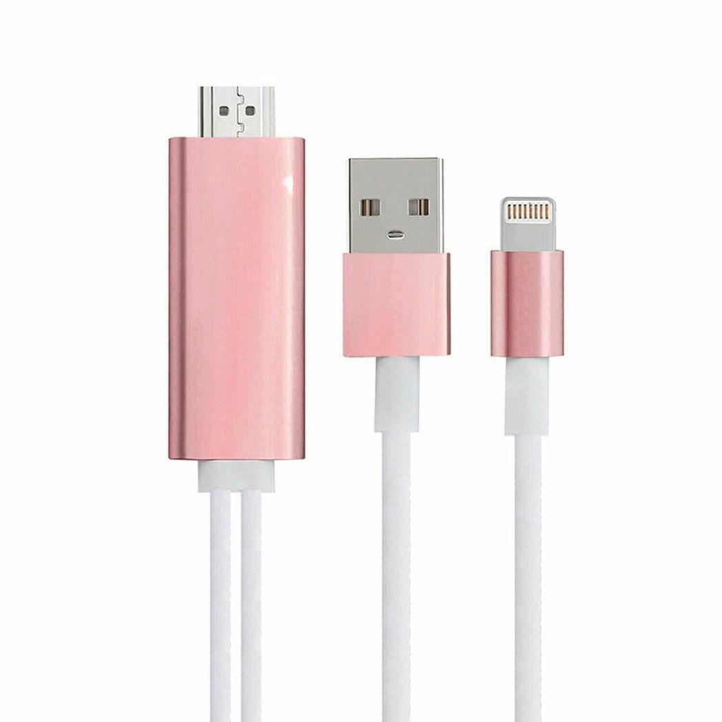 Aquarius Full HD Support HDMI Connector Cable for Phone/Pad Rose Gold Aquarius Full HD Support HDMI Connector Cable for Phone/Pad Rose Gold - Image 8
