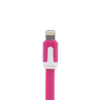GVC 1 Metre Strong Tangle Free Flat Micro USB Cable for Sync & Charge, Hot Pink - Image 3
