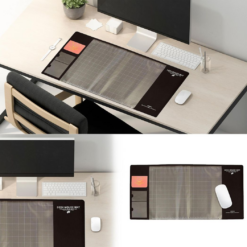 Alternative view of AQ Multifunctional & Eco - Friendly Office Desk Mouse Mat PVC+DS Material, Brown