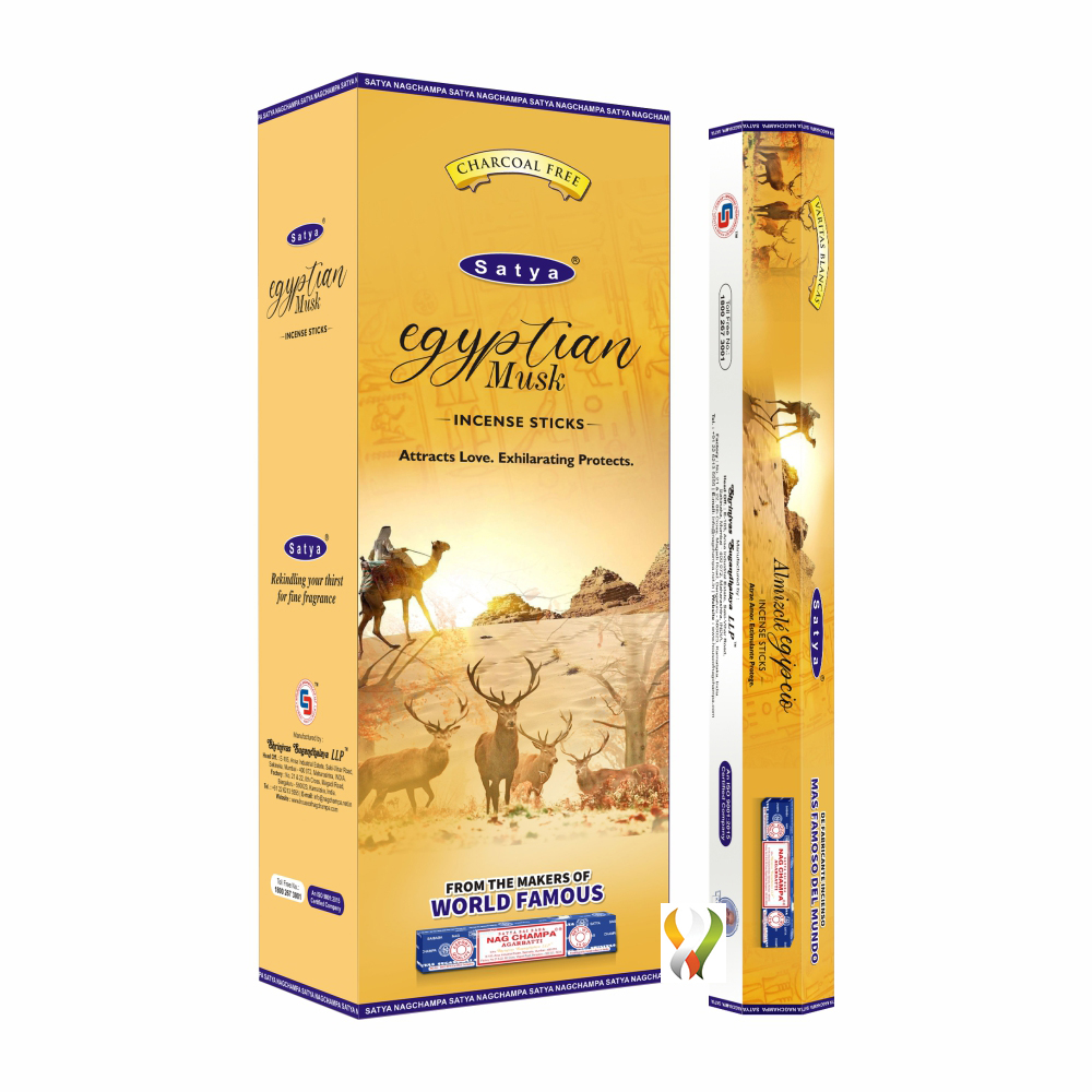 Satya Egyptian Musk Hexa - 120 Sticks Satya Egyptian Musk Hexa - 120 Sticks