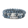 2Pcs/Set Wooden Beaded Buddha Bracelet Natural Stone Bracelets for Men Women Buddhist Meditation Rosary Jewelry Gift Pulseras - Image 2