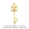 5pcs/lot 316 Stainless Steel Om Yoga Buddha DIY Earring Pendant Wholesale Sun Jewelry Charm Custom Crystal Witch Broom Flower - Image 2