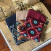 Small Vintage Bag Printed Cotton Bag Walnut Buddha Bead Storage Bag jewelry Flip Buckle Small Things Organizer - Image 2