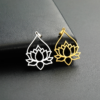 EUEAVAN 5pcs Unalome Lotus Flower Pendant Buddha Buddhism Om Yoga Charms Necklace Earrings Amulet Jewelry Making Supplies DIY - Image 2