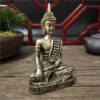 Bronze Color Thailand Buddha Statues Sculpture Feng Shui Home Decoration Resin Crafts Meditation Buddha Figurines Ornaments - Image 2