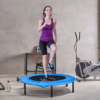 Foldable Mini Fitness Trampoline Rebounder – Blue - Image 2