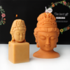 3D Large Buddha Head Statue Candle Silicone Mold DIY Meditation Guanyin Buddha Aromatherapy Gypsum Effigy Making Mold Religious - Image 3