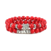 2Pcs/Set Wooden Beaded Buddha Bracelet Natural Stone Bracelets for Men Women Buddhist Meditation Rosary Jewelry Gift Pulseras - Image 3