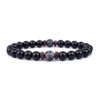 Volcanic Stone Bracelet for Men Lava Wooden 8mm Beads Bracelet Tibetan Buddha Wrist Chain Women Men Jewelry Gift New Bracelets - Image 3