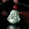 Natural Jade Buddha Pendant - Ethnic Style, Unique Beauty Natural Jade Buddha Pendant - Ethnic Style, Unique Beauty - Image 2
