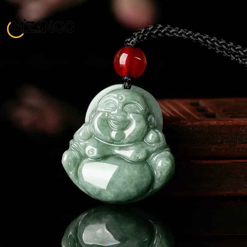 Natural Jade Buddha Pendant - Ethnic Style, Unique Beauty Natural Jade Buddha Pendant - Ethnic Style, Unique Beauty - Image 2