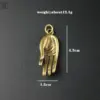 Stylish Buddha Peace Keychain - High-Quality Copper Gift for All Occasions - Image 2