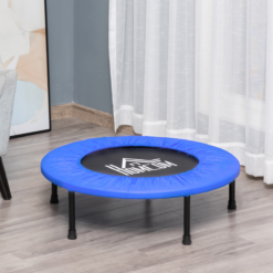 Alternative view of 81cm Foldable Mini Fitness Trampoline Rebounder – Blue & Black