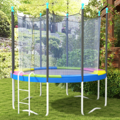 Alternative view of SPORTNOW 8FT Trampoline Pad Spring Cover, Waterproof