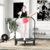 40 Inch Foldable Fitness Trampoline with Foam Handle - Image 2