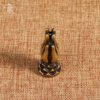Handmade Brass Buddhism Praying Buddha Hand With Lotus Base DIY Copper Zen Bracelet Beads Desk Decor Mini Hand Pray Figurines - Image 3