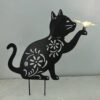 Cat Design Solar Garden Stake Light Cat Design Solar Garden Stake Light - Image 2