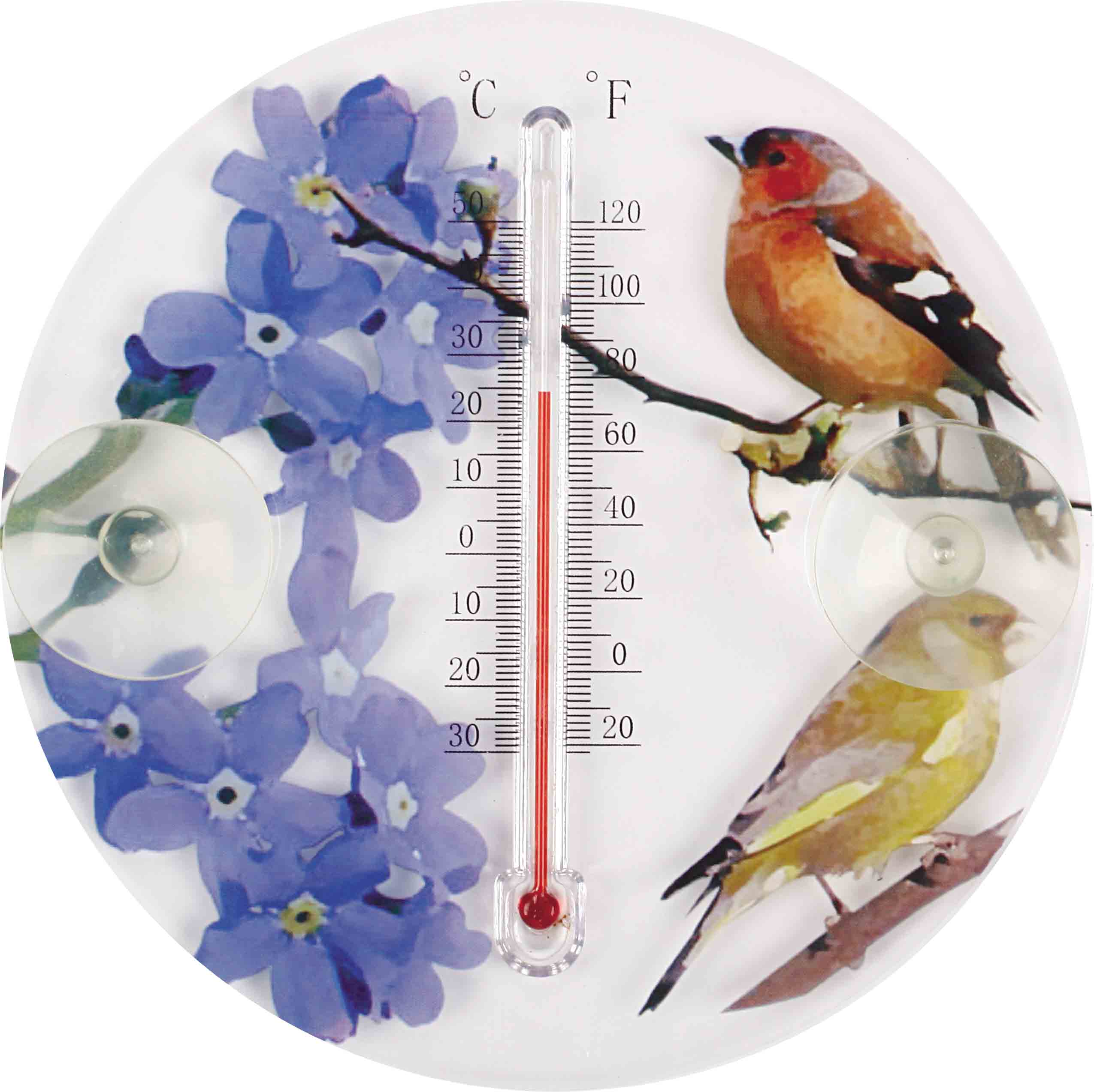 Outdoor Window Thermometer with Bird Design Outdoor Window Thermometer with Bird Design - Image 3