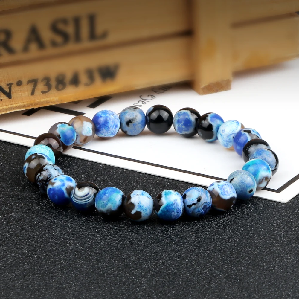 Reliatonny Trendy Buddha Chakra Bracelet - Natural Tiger Eye & Lava Stone Reliatonny Trendy Buddha Chakra Bracelet - Natural Tiger Eye & Lava Stone - Image 3