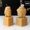 3D Large Buddha Head Statue Candle Silicone Mold DIY Meditation Guanyin Buddha Aromatherapy Gypsum Effigy Making Mold Religious - Image 4